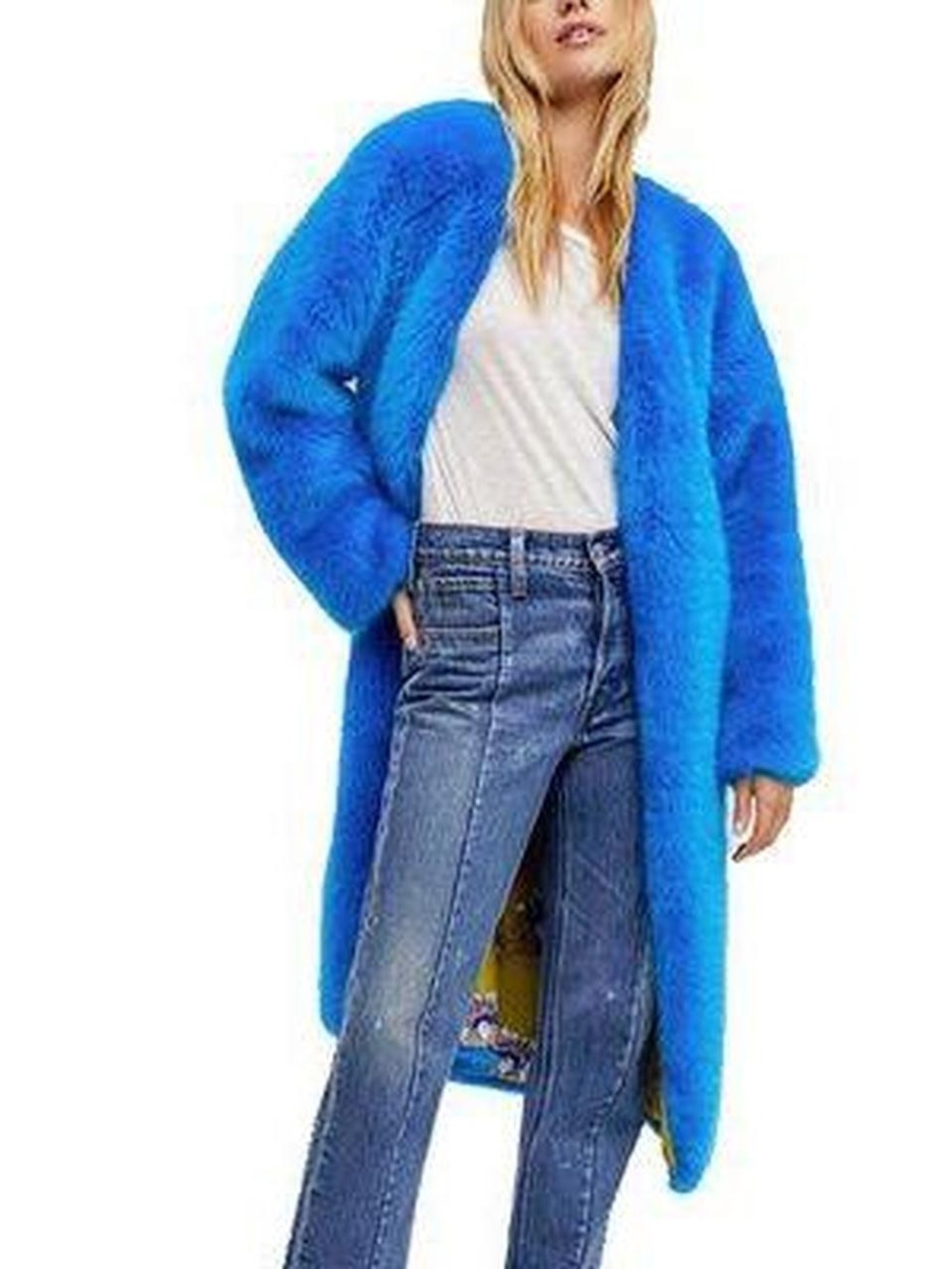 Free People faux fur coat